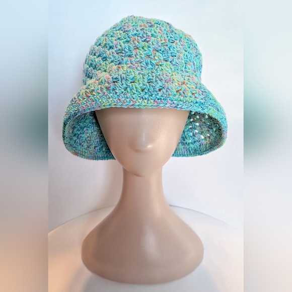 NEW, Crochet sunny bucket hat, handmade, 100% cotton - Picture 3 of 8